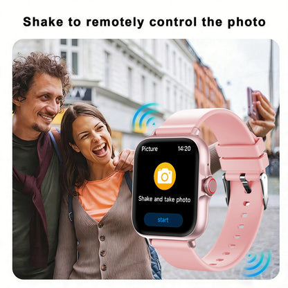 New Smart Watch 1.83'' Waterproof Message Answer Call Sports Pedometer Sleep Monitoring Information Alerts For IOS&Android