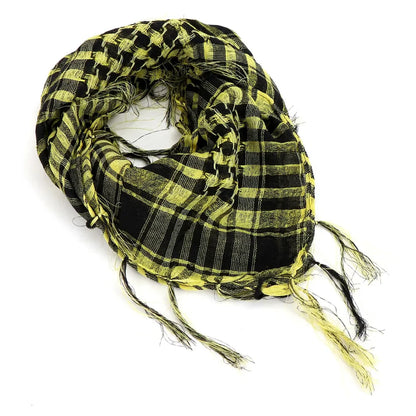 2024 New Military Tactical Desert Hijab Scarf Muslim Headscarf Islam Arab Keffiyeh Head Neck Scarves Wrap for Men and Women