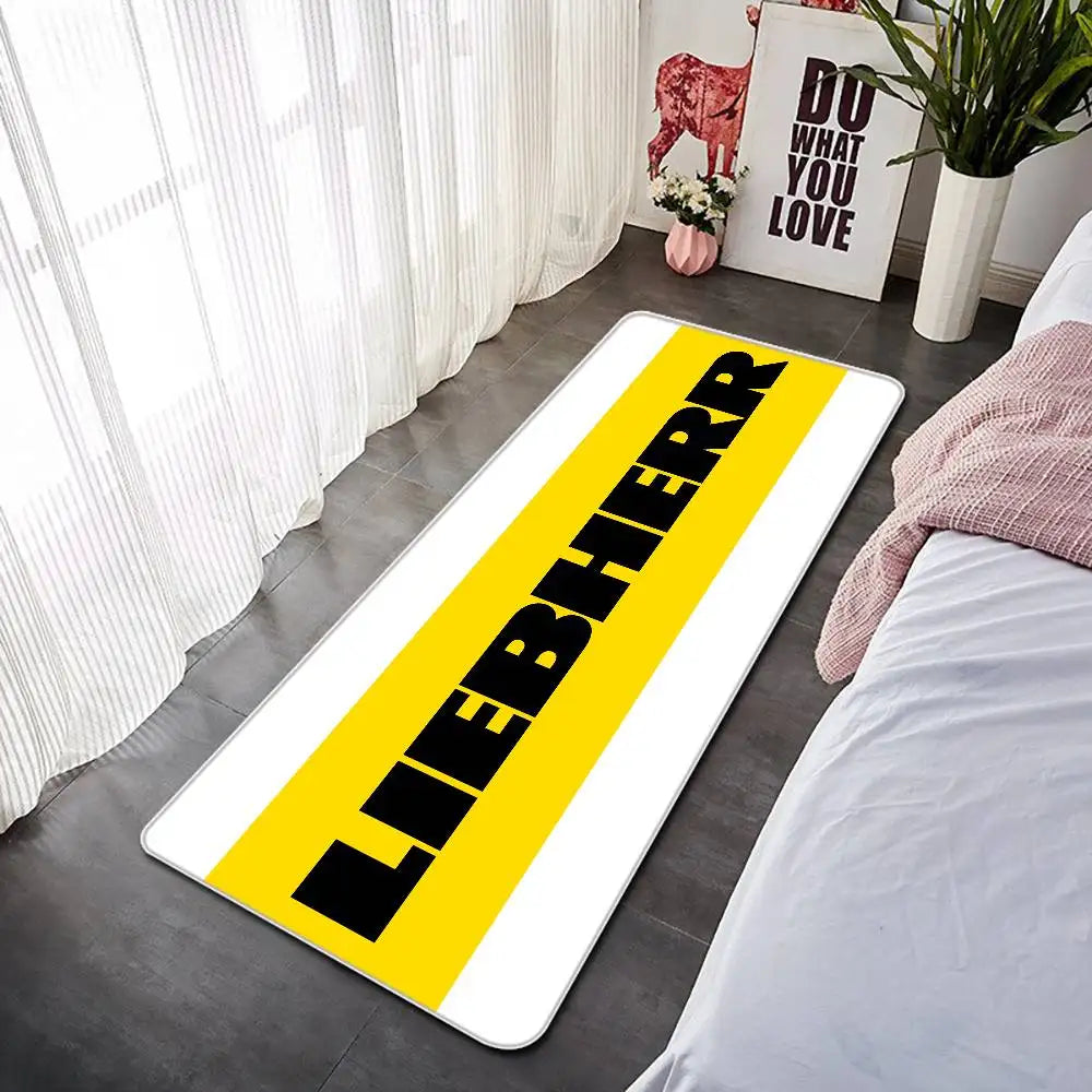 L-Liebherr Entrance Doormat Bath Mats Non-slip Mat Entrance Of House Custom Carpet Kitchen Foot Mat Rug Carpets