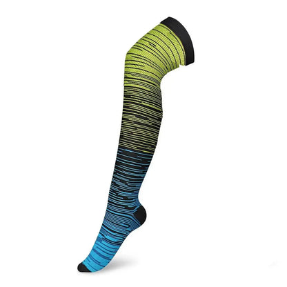 Unisex Compression Stockings Men Women Pressure Leg Elastic Sports Long Socks Marathon Hiking Above The Knee