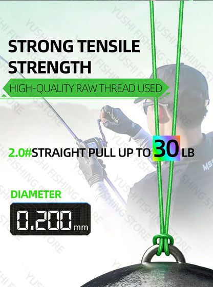2026 Original X8DAIWA-J Braided Expedition 8 strands Fishing Line PE Super Line Sea Fishing wire 100/150/200/300/500/1000M Pesca