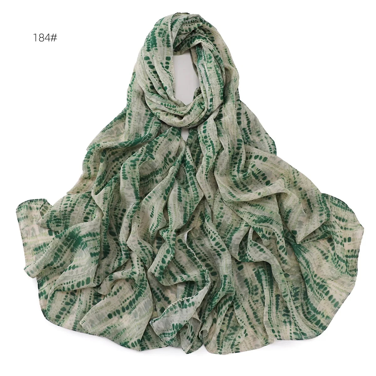 66 Colors Pearl Chiffon Printed Hijab Scarf New Fresh Small Floral Polka Dot Sunscreen Silk Scarf Shawl Turbans for Women Hijabs