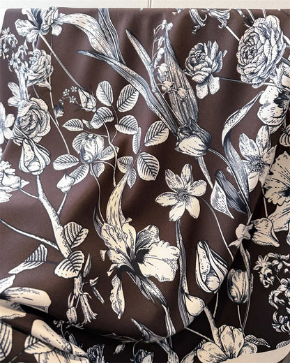 2026 Luxury Brand Square Scarf Design Shawl Wrap 90cm Print Twill Silk Women Hijab Female Foulard Headband Bandana