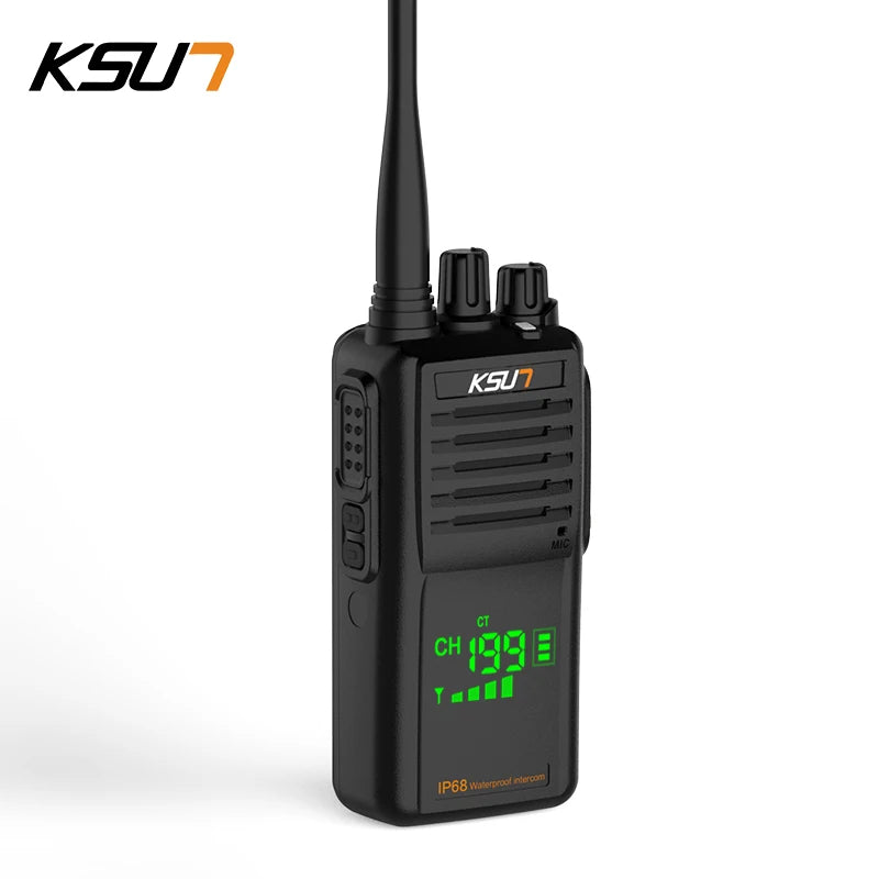 KSUN Walkie Talkie Waterproof Walkie Talkie Long Range Communication VHF Radio Professional Transceivers Radio For Kayak P85
