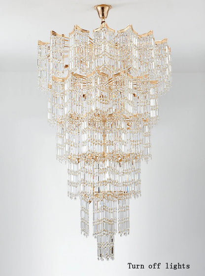 Nordic Luxury Ceiling Chandeliers Modern LED Crystal Pendant Lights for Bedroom Living Room Light Fixtures AC100-240V