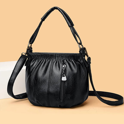 Casual Leather Shoulder Bags for Women's Luxury Handbags Designer Crossbody Messenger Bag Shell Vintage Handbag Tote