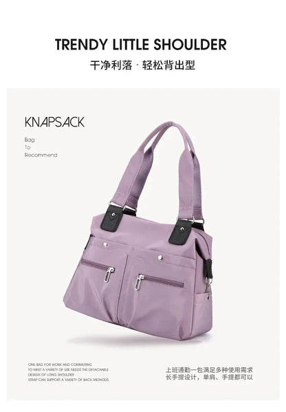 Tote Bag Handbag Shoulder Bag for Women Nylon Waterproof Large Capacity Shopping CrossBody Bag Ladies Messenger Bags Handbags