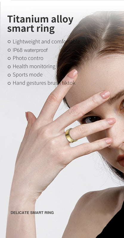 2026 New IP68 Waterproof Smart Rings for Android iOS Heart Rate Blood Pressure Sleep Monitoring Motion Tracking  Men Women Gift