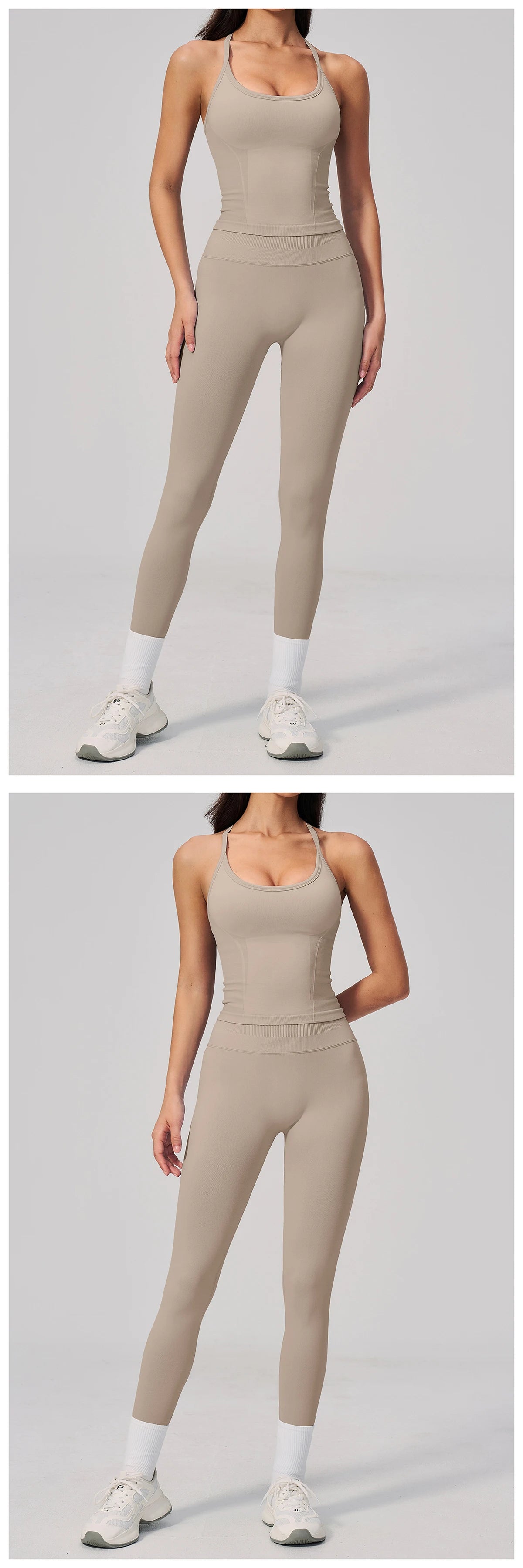 Fitness Suit 2PCS Women's Tracksuit Yoga Set Sports Outfits Gym Clothes Running Push Up Sportswear Female Workout Yoga Clothes