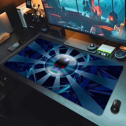 XXL Mouse Pad Computer Custom Desktop Mouse Pads Alienware LOGO Mousepad Natural Rubber Lauge Mouse Mat Anti-slip Soft Carpe