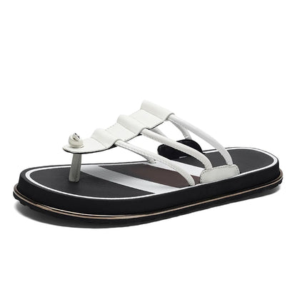 Stylish Summer Slippers for Men Outdoor Soft Sole Slides Leisure Walk Male Flip Flops Mens Casual Beach Shoes Sandals Sandalias