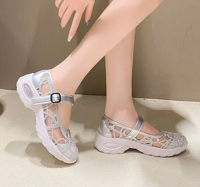 Mesh Breathable Sports Shoes for Women Casual New Arrival 2025 Designer Luxury Stylish Korean Deals Offers Trends Woman Footwear