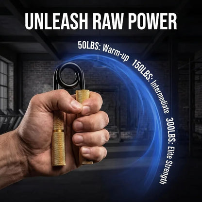 1PCS 50-350LB Metal Hand Gripper Strengthener Finger Exerciser Grip Strength Muscle Arms Trainer Recovery Wrist Gym Equipment