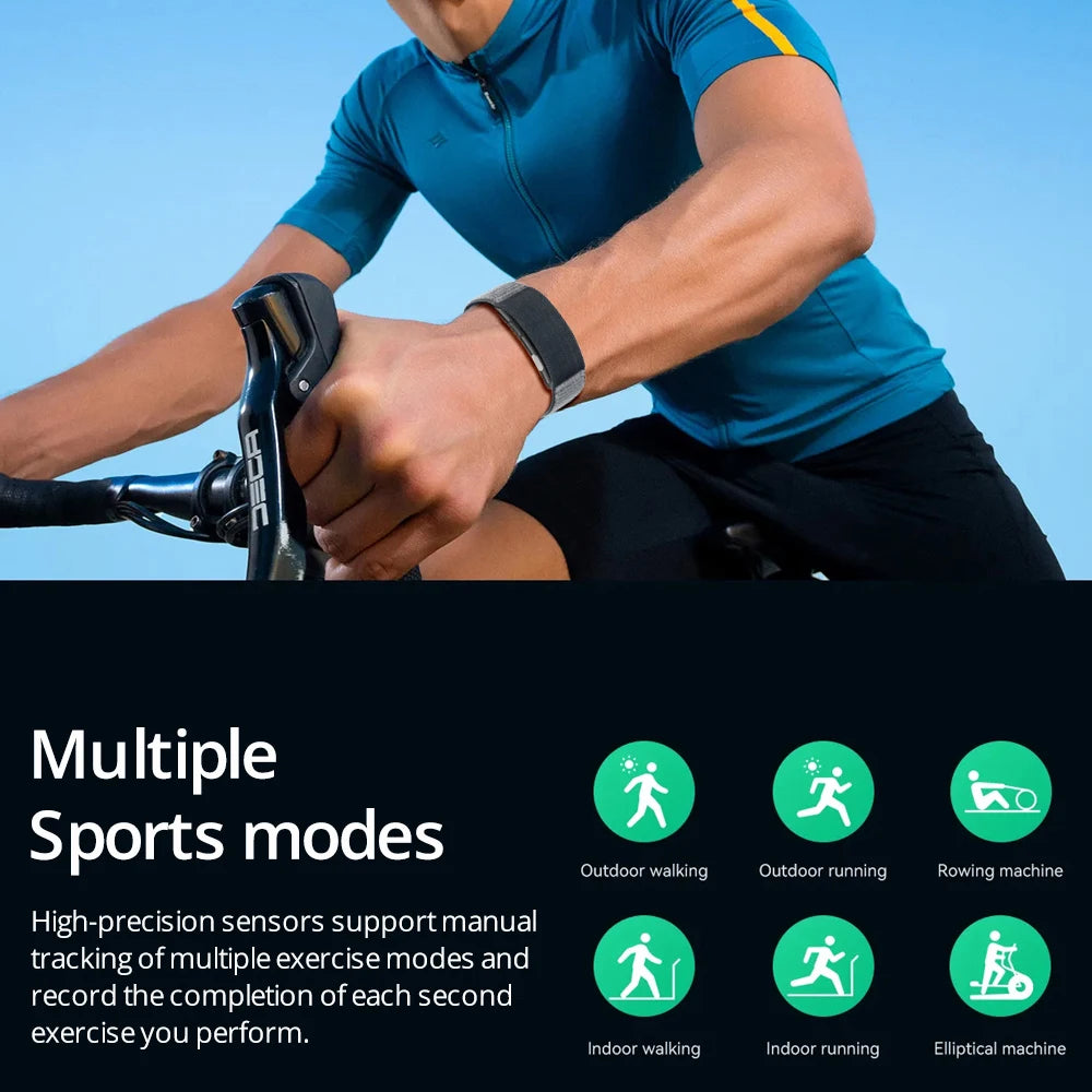 VALDUS VITRO ECG Smart Bracelet Heart Rate Blood Pressure Waterproof Long Battery Life Fitness SOS 2026 New NO Screen Smartwatch