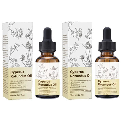 100% Pure Natural Cyperus Rotundus Oil For Hair Removal Reduces Unwanted Hair Growth, Moisturizing & Soothing For All Skin Types