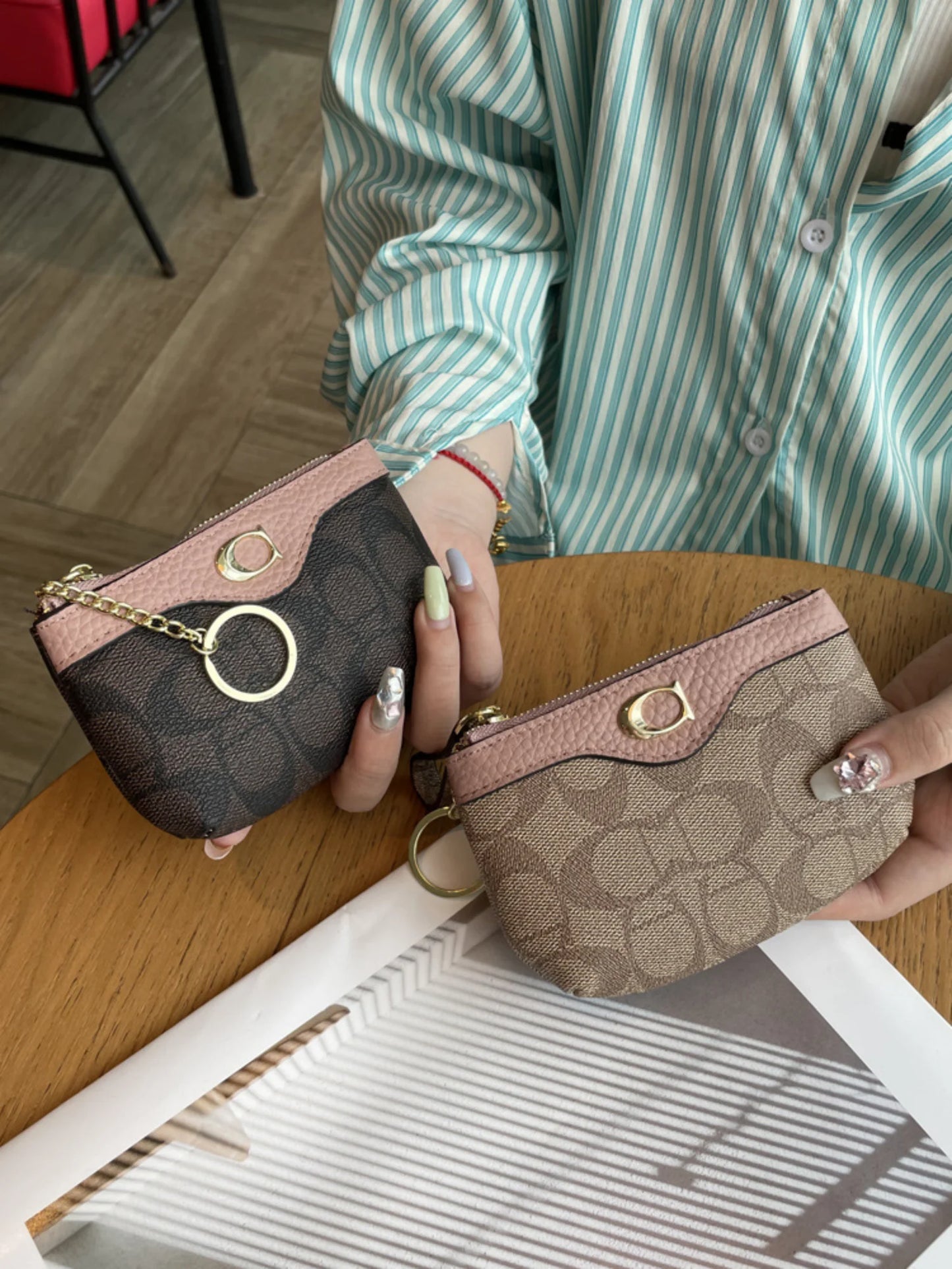 2026 New Classic Old Flower Small Wallet, Women's Mini Wallet, Coin Small Bag, Change Bag, Leather Wallet, Storage Bag, Card Bag