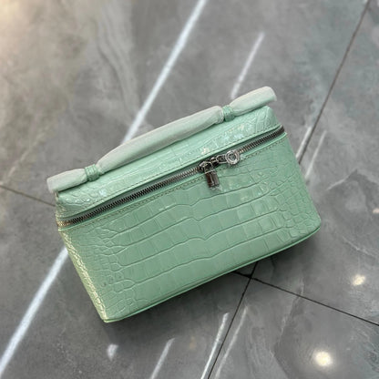 Shoulder Bag Handbag women Luxury Women's Crocodile Embossed Mobile Phone Handbag Brand New LP19 Genuine Leather Mini Small size