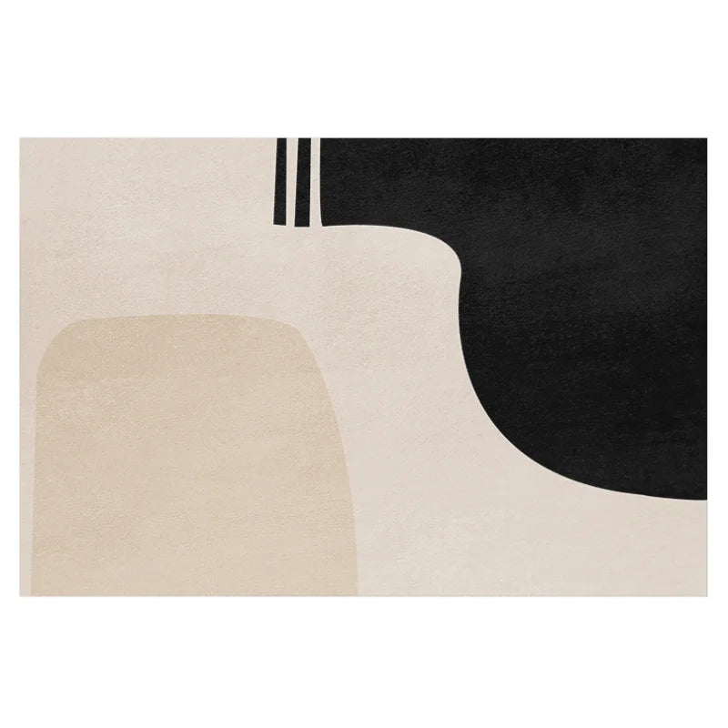 French Retro Living Room Decoration Plush Carpet Large Area Non-slip Mat Light Luxury Rugs for Bedroom Thicken Cream Lounge Rug