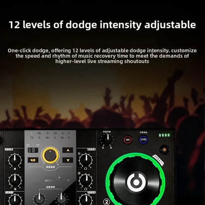 MX3 Recording Card Equipment,live streaming equipment  Complete Set of Mixer Microphones,Universal Condenser Microphones