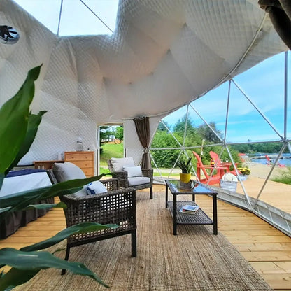 High quality outdoor camping, instant setting, luxurious camping, starry sky spherical hotel tent, dome tent, Coolee starry sky