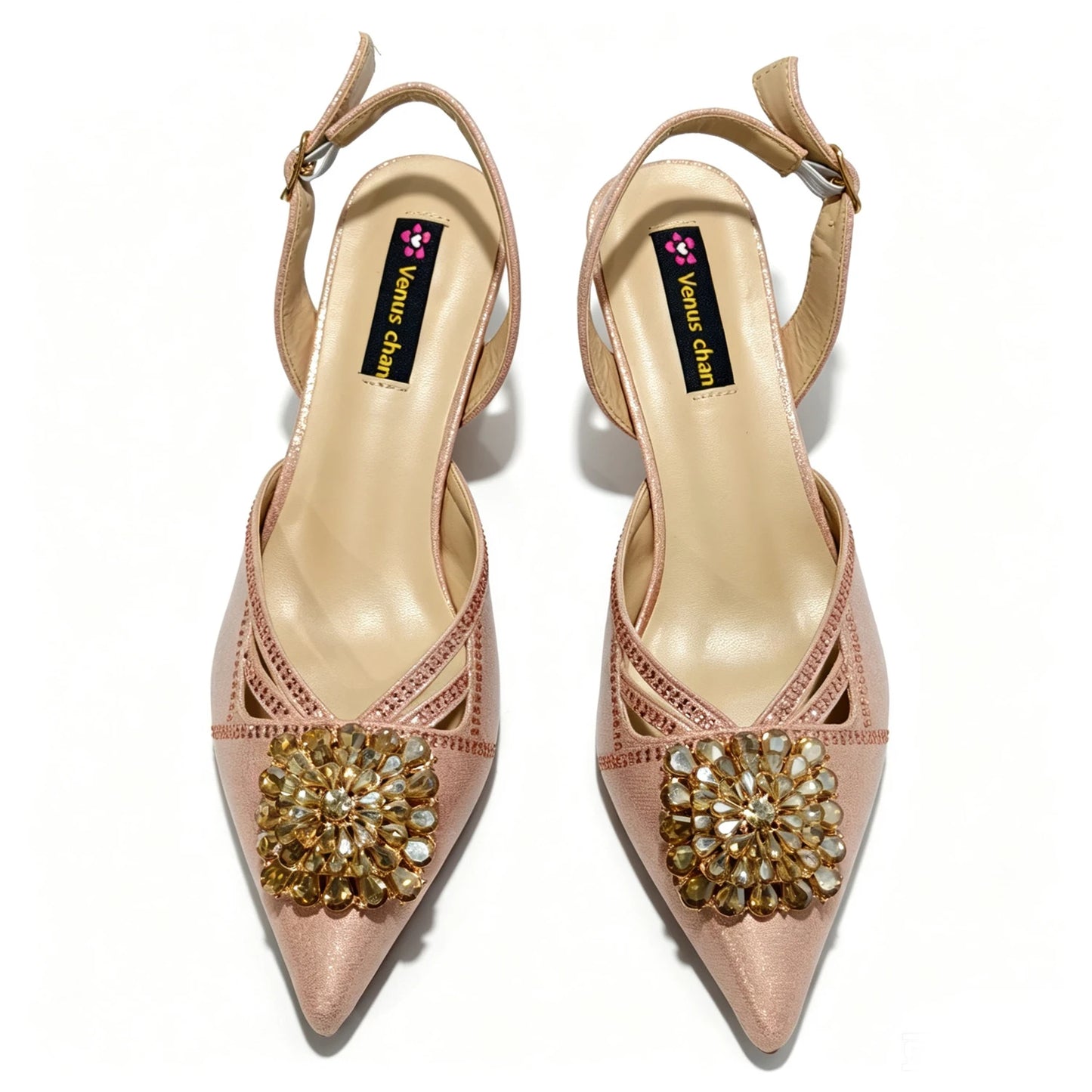 New Shoes and Bags Matching Set Nigerian Women Heel Party for Women green Colour Italian Design Wedding INS Design
