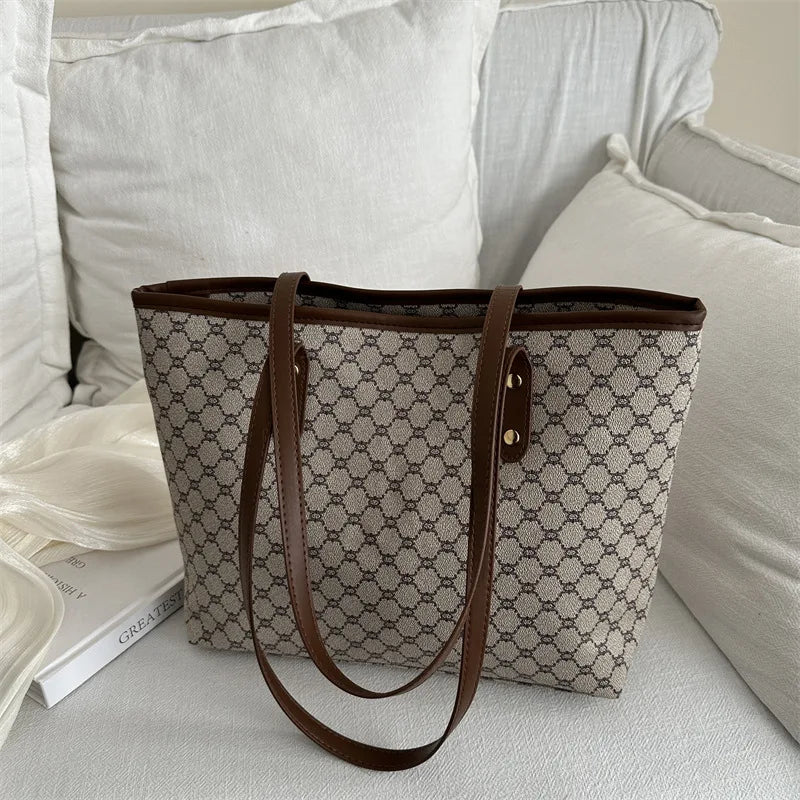 Fashionable Retro Versatile Tote Bag for Women Luxury Designer Bags Purse and Handbags Women Shoulder Bag Shopping Bags Сумка