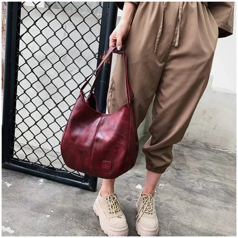 Vintage Women Hand Bag Designers Luxury Handbags Women Shoulder Tote Female Top-handle Bags Fashion Brand