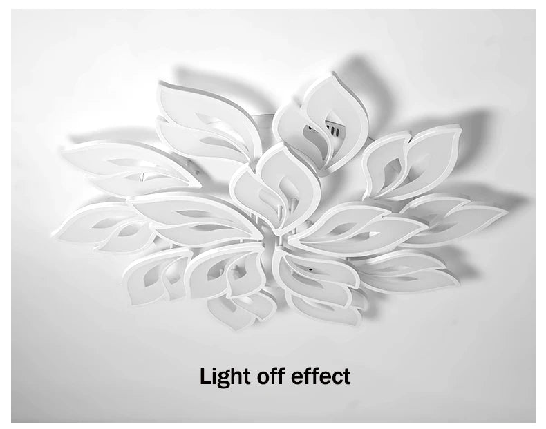 Modern LED Ceiling Chandeliers Light for Living Dining Room Bedroom Ceiling Lamps  With Remote Control Dimmable Lights Fixtures