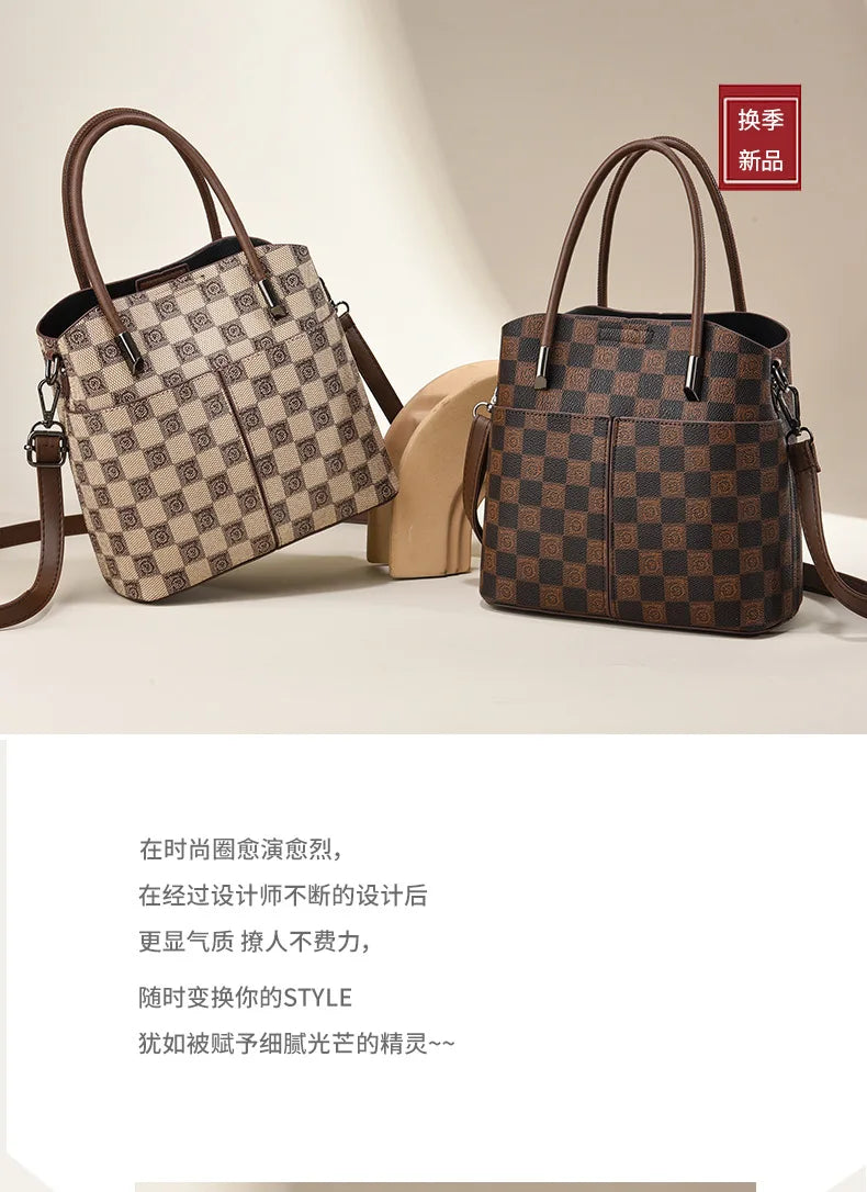 2026 New Fashion Women's Bag High Quality Versatile Retro Bucket Bag Designer Luxury Handbag Trend Ladies Shoulder Crossbody Bag