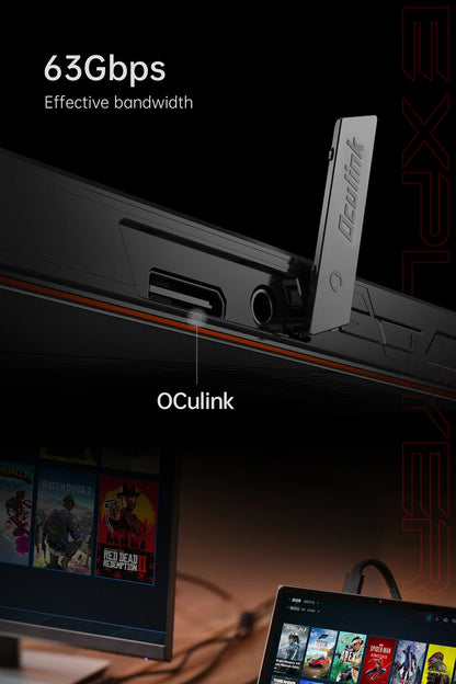 OneXPlayer X1 Pro 3In1 Handheld Console Mini Laptop Tablet A1470-32+2TB LPDDR5 2TB 10.95'120Hz Touch Win11 AI Camera HDMI Output