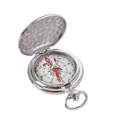 Pocket Watch Flip Compass Portable Hiking Navigation Compass Compass Keychain