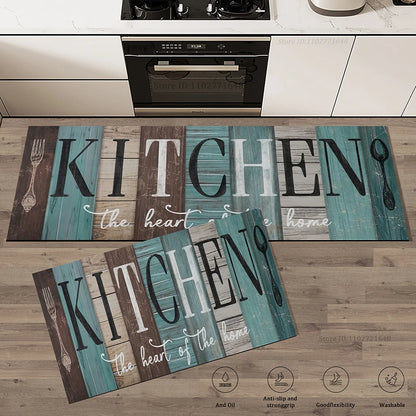 Kitchen Floor Mats Entrance Doormat Hallway Rug Bedroom Living Room Flannel Carpet Memory Foam Rugs Bedroom Decoration