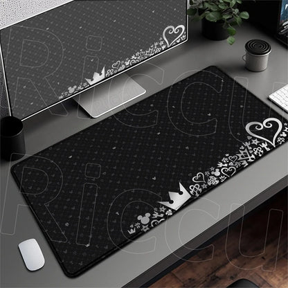 Anime Mousepad Hot Gaming K-kingdom H-hearts Non-Slip Laptop Long Deskmat Xxl Office Extended Mouse Mat Gamer Speed Keyboard Pad
