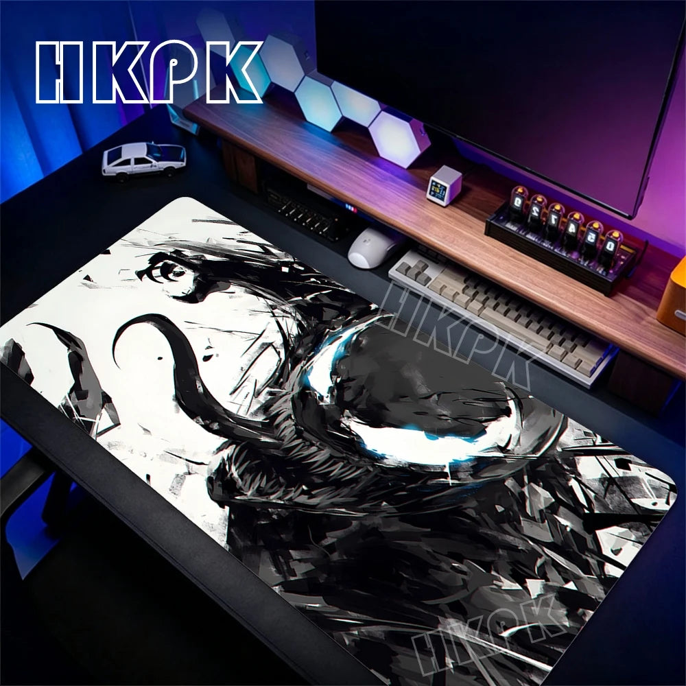 90x40cm Mouse Pad Gaming Large Dywan Gamer Keyboard HD Desk Mat Non-Slip Rubber Table Carpet Mousepad Venoms XXL For Computer