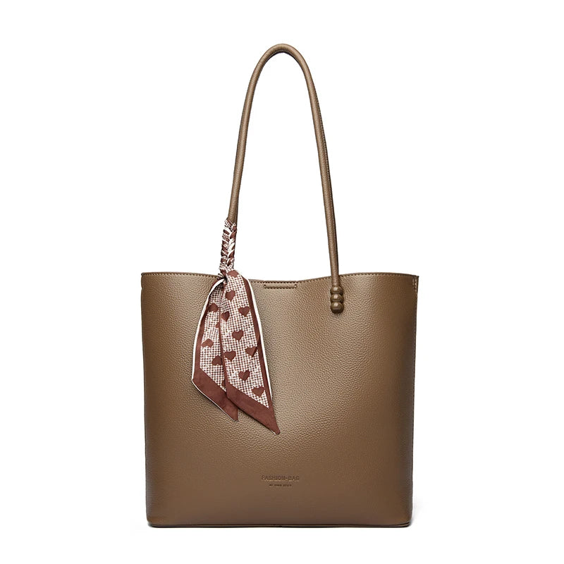 Genuine Brand Luxury Purses and Handbags Women Bags Designer Soft Leather Shoulder Top-handle Commute Bag Female Sac A Main Tote
