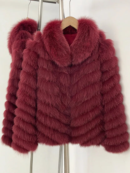 OFTBUY Custom Luxury Long Full Real Fur Coat for Women Streetwear Thick Warm Winter Real Fur Overcoat High-End Custom Outerwear