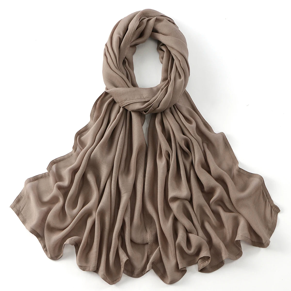 New Cotton Rayon Modal Hijab Scarf Women Big Size Muslim Headscarf Wraps Shawl Femme Musulman Headband Islamic Turban 185*75CM