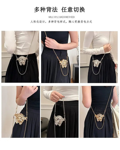 Letter Logo Diaper Bag Women's Leather Tote Luxury Crossbody Bag Vintage Minimalist Designer Large Capacity Fashionable