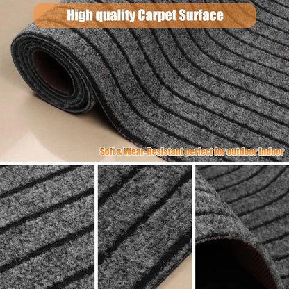 Striped carpets are slip-resistant and easy to clean, making them ideal for hallways, entryways, kitchens, and laundry rooms.