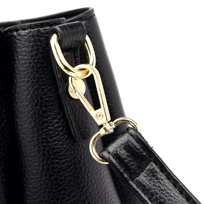 Luxury Hand bags For Women High Quality Pu Leather Three layers Ladies Shoulder Crossbody Bag Bucket Tassel Commuting Sac A Main