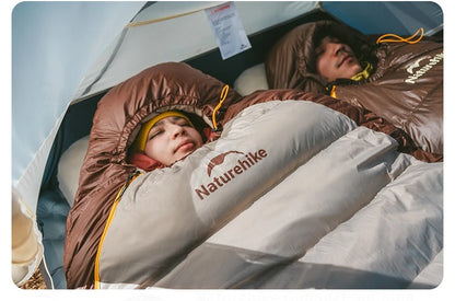 Naturehike Snowbird Mummy Sleeping Bag SP400/SP550/SP700/SP1000 for Outdoor Hiking Travel Winter Warm Duck Down Sleeping Bag
