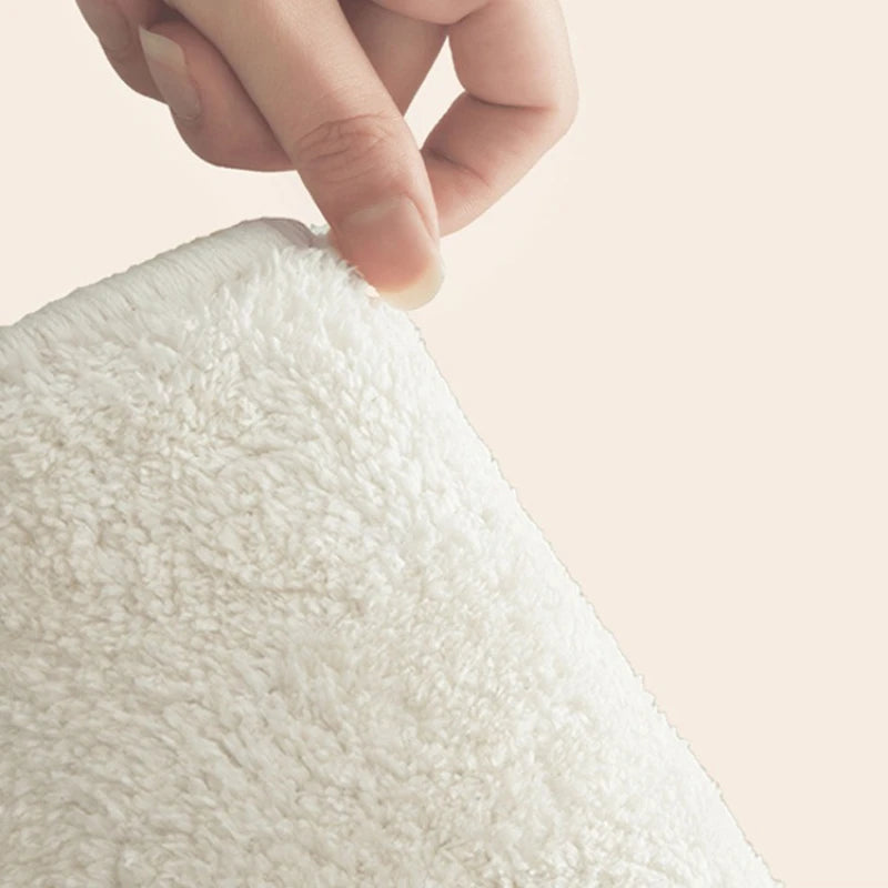 Cream Style Living Room Decoration Rug Light Luxury Rugs for Bedroom Fluffy Soft Cloakroom Carpet Household Washable Floor Mat