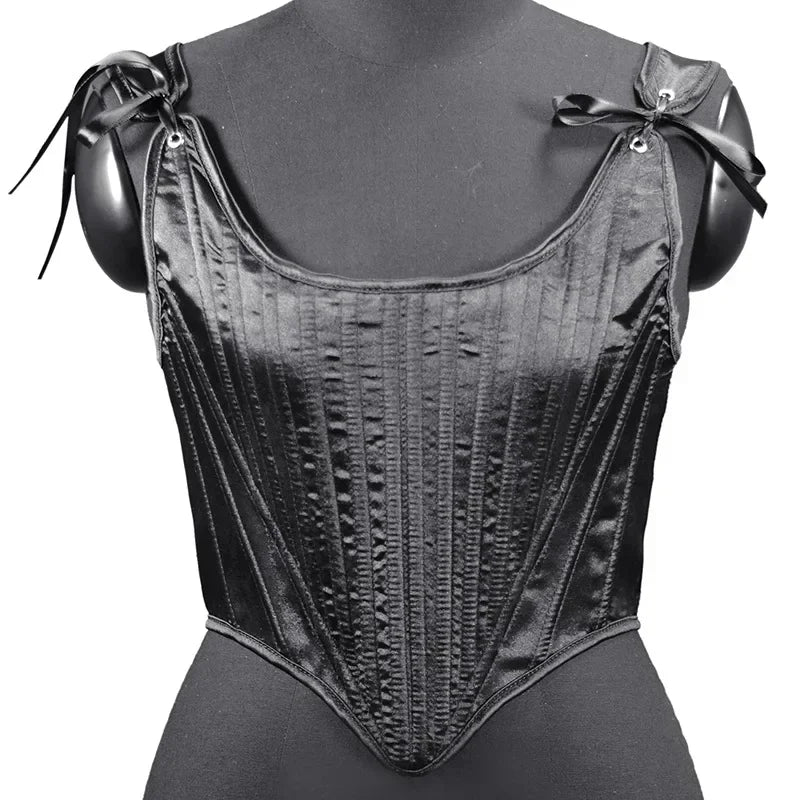 Lolita Tanks Corset Sexy Slimming Bandage Shapewear Women Evening Party Elegant Retro Bustier Top Streetwear Woman Clothes