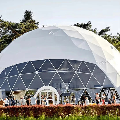 Customizable PVC Dome Tents, Waterproof and Windproof, Luxury Camping Tents, Suitable for Resort Hotels and Outdoor Parties.