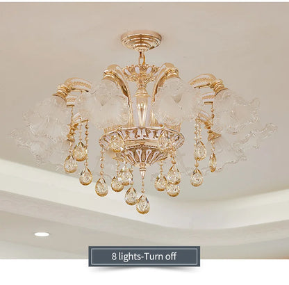 Nordic Modern Luxury Ceiling Chandelier Lighting 2025 Lustre Living Room Hotel Villa Lobby Crystal Hanging Lamp Luminaria Lights