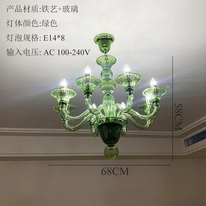 Deco Home Led chandelier crystal lamp for living room parlor Italy hanging crystal sconce Hotel fixtures Lustre Cristal lighting