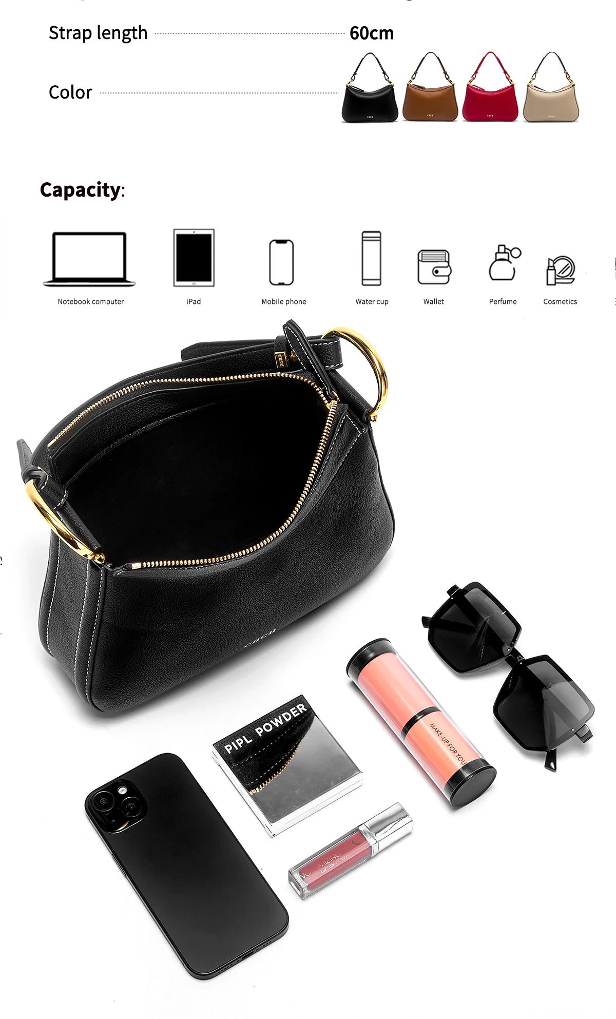 CHCH Hobo Bags for Women Top Handle Satchel Shoulder Purse Handbag
