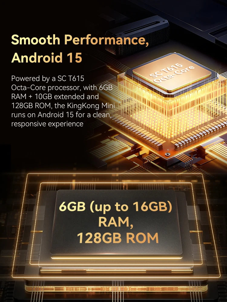 Android Tablet Cubot TAB KingKong Mini, 10200mAh Mega Battery 16GB(6+10),128GB, Camping Light, 8.68-inch Screen, 48MP Camera,GPS