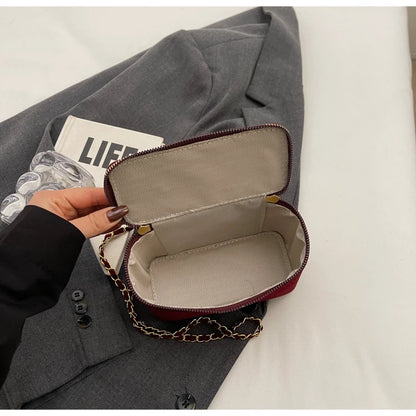 New Frosted Handbags Women's Square Bags Mini Lipstick Cosmetics Packs Ladies Handbags and Purse Niche Shoulder Crossbody Bags