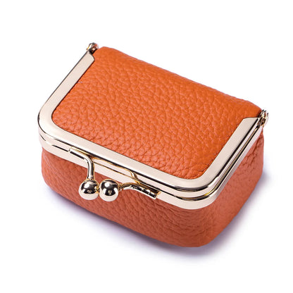 Women Wallets Small Genuine Leather Jewelry Bag Mini Headphone Bag Ring Necklace Earring Accessory Box Storage Bag Coin Purse